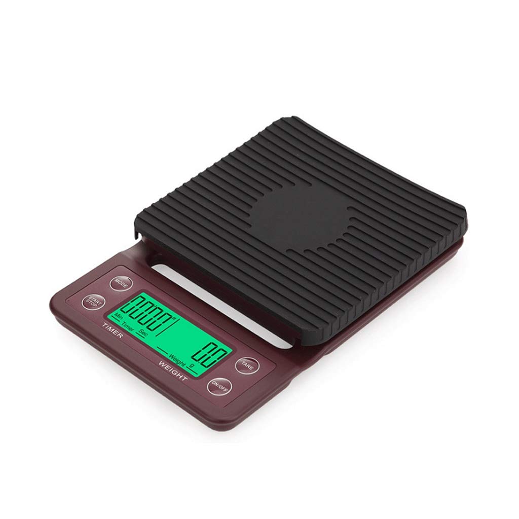 **XIANGWEN Digital Kitchen Scale 5kg/0.1g Precision, LCD Display with 4 Unit Conversion - Stainless Steel & ABS, Easy Clean for Coffee Brewing, Baking, Jewelry Weighing & Food Portioning**