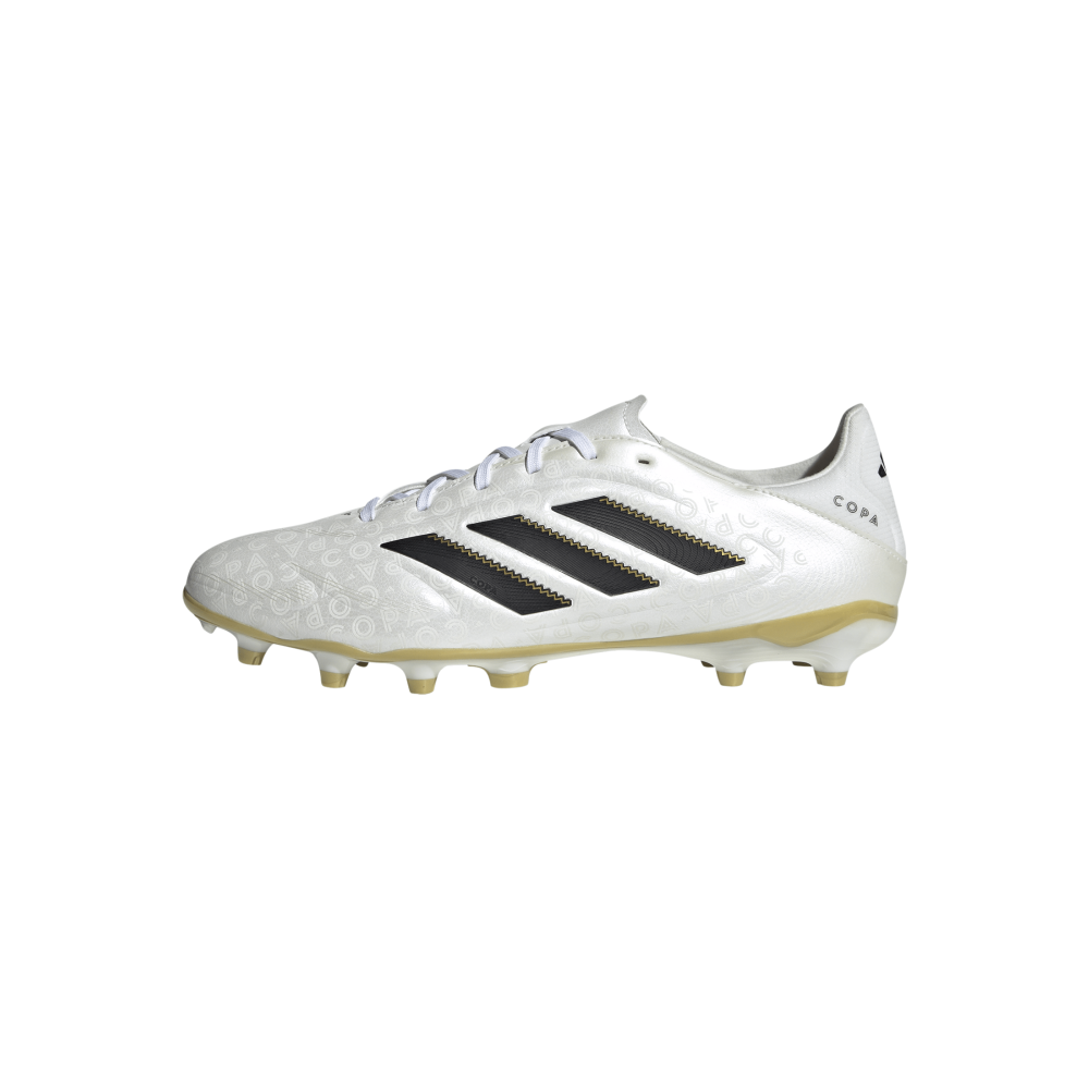 Adidas Copa Pure 3 League FG/MG Soccer Cleats for Men - Zero Metallic/Core Black/Gold Metallic - Firm Ground & Multi-Ground Football Boots - Perfect for Competitive Matches and Training Sessions