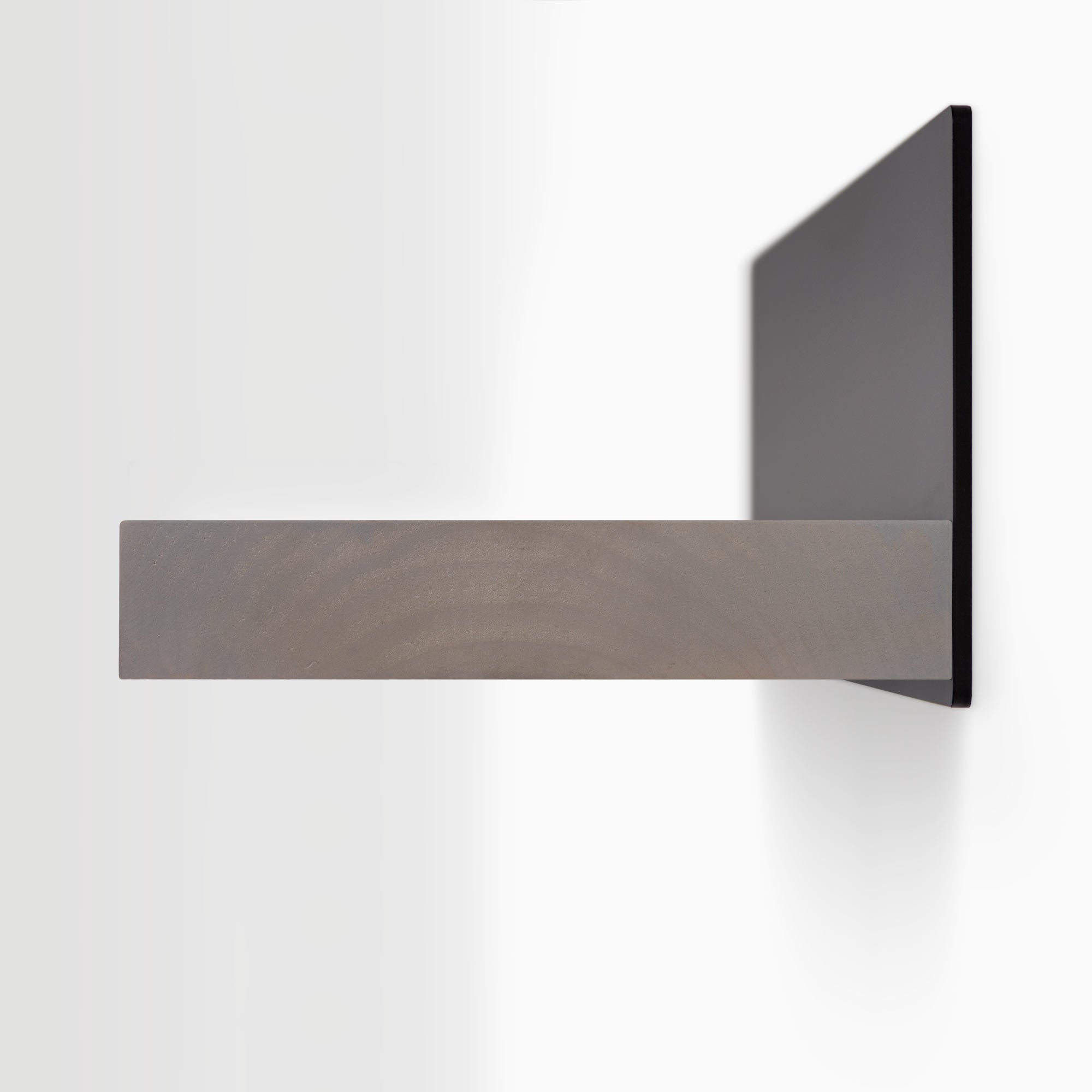 Skaksel Hatch Grey Wall Shelf - Floating Shelves for Living Room, Bedroom, Bathroom - Modern Wooden Wall Storage & Display Shelf for Home Decor