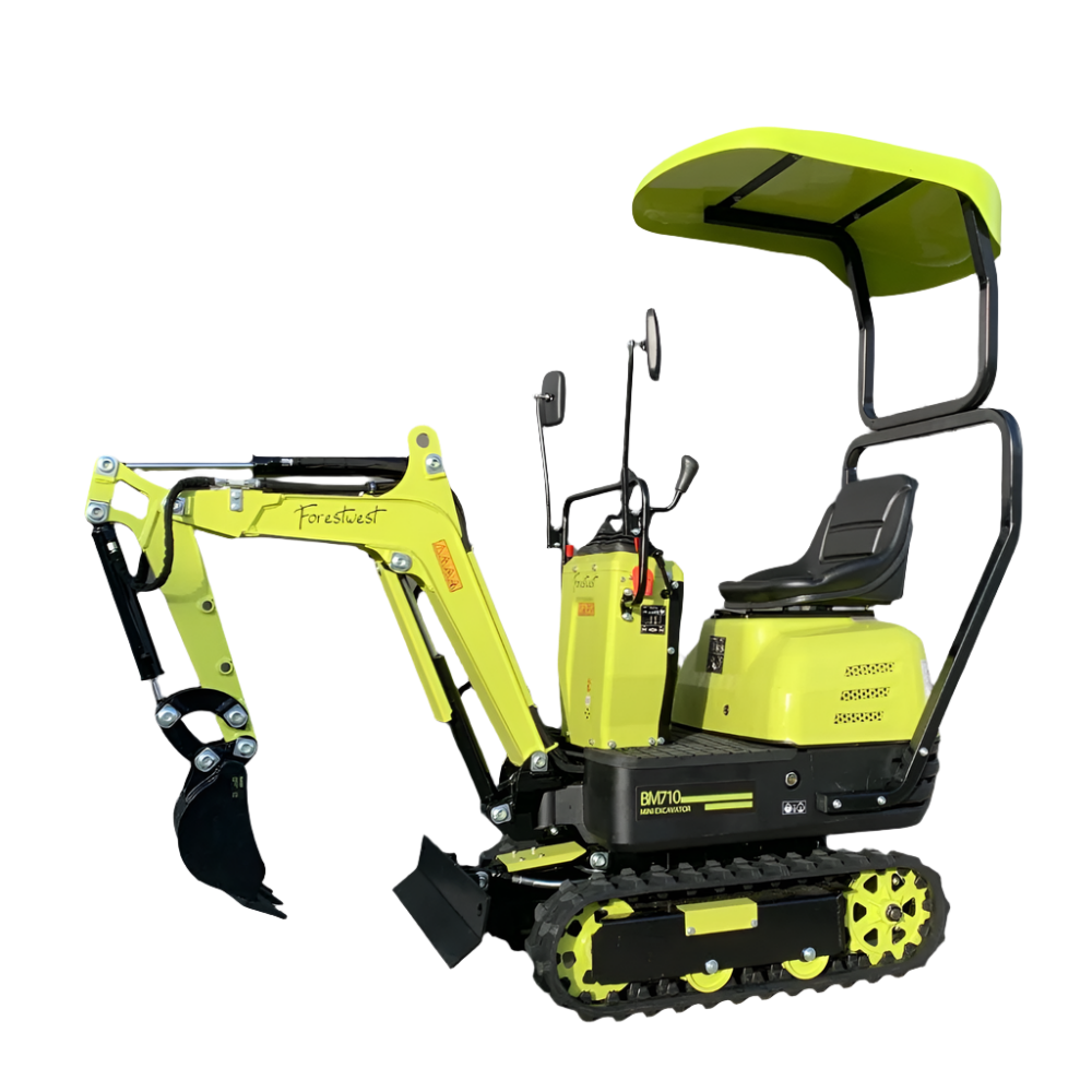 Forestwest Mini Excavator 306cc BM710 - Compact Digging Machine for Landscaping, Trenching & Construction Projects | Durable Small Excavator for Home & Professional Use