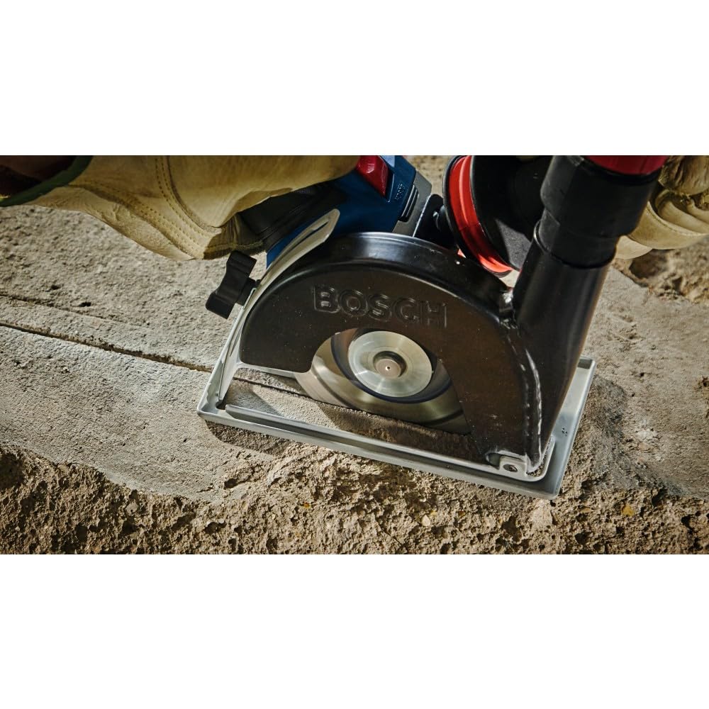 BOSCH GWS18V-10N 18V Cordless Brushless Angle Grinder with Slide Switch - 4-1/2 to 5 Inch Cutting & Grinding Tool (Bare Tool) - Perfect for Metalworking, Wood Cutting, and DIY Projects
