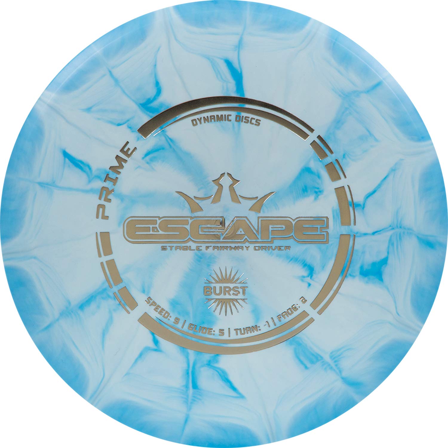 Dynamic Discs Prime Burst Escape Disc Golf Driver - Premium Fairway Driver for Accurate Throws | Neutral Flight Golf Frisbee (Colors Vary) | Perfect for Beginners & Tournament Play