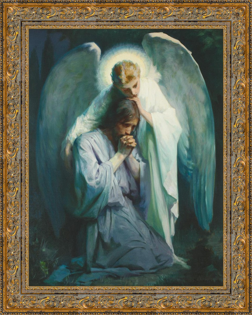 Agony in the Garden - Religious Art Print - Biblical Wall Decor for Home, Church & Office - Jesus Christ Prayer Scene - Christian Gift Idea
