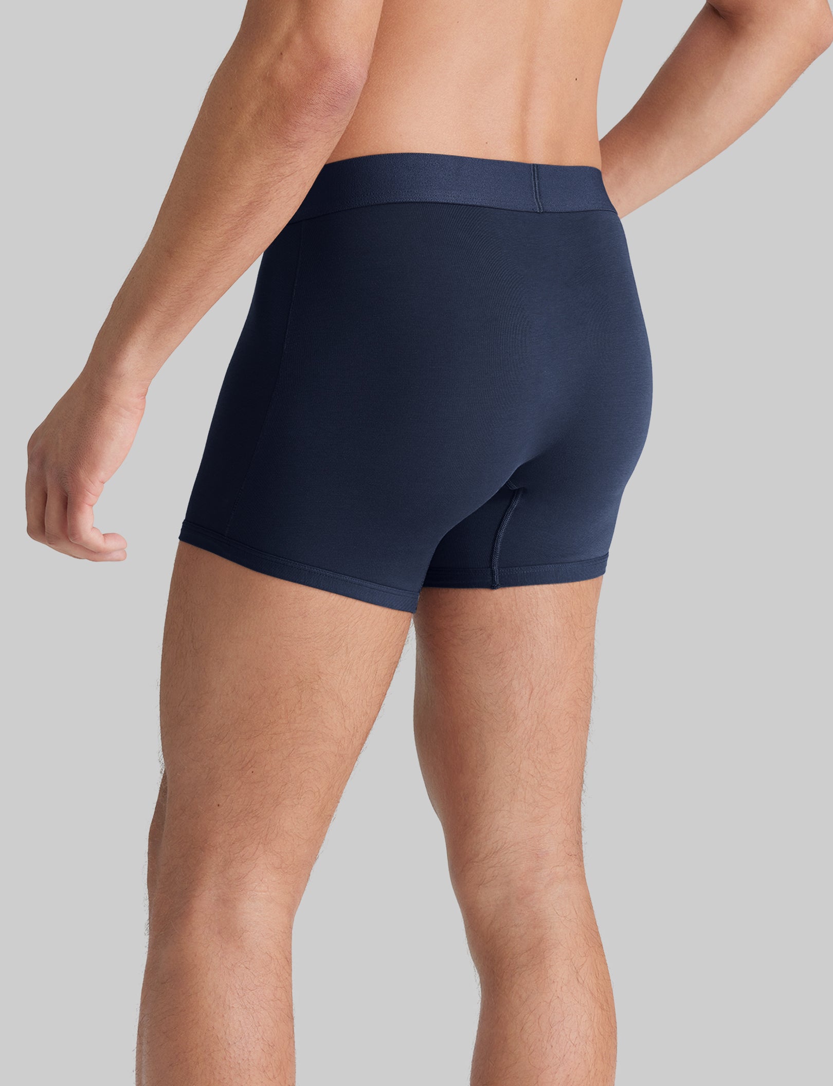 Premium Cotton Trunk Underwear for Men - 6 Pack Soft Breathable Boxer Briefs - Comfortable Everyday Wear for Workout, Lounge & Travel