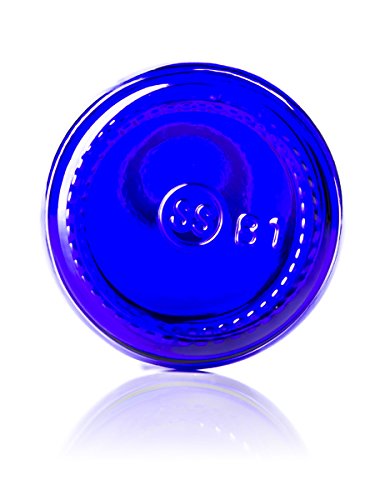 Premium Cobalt Blue Glass Bottles with Dropper (1 oz, 3-Pack) - Essential Oil Bottles, Perfume Containers & Cologne Storage - Includes Blank Labels - Perfect for DIY Aromatherapy, Travel & Gift Packaging