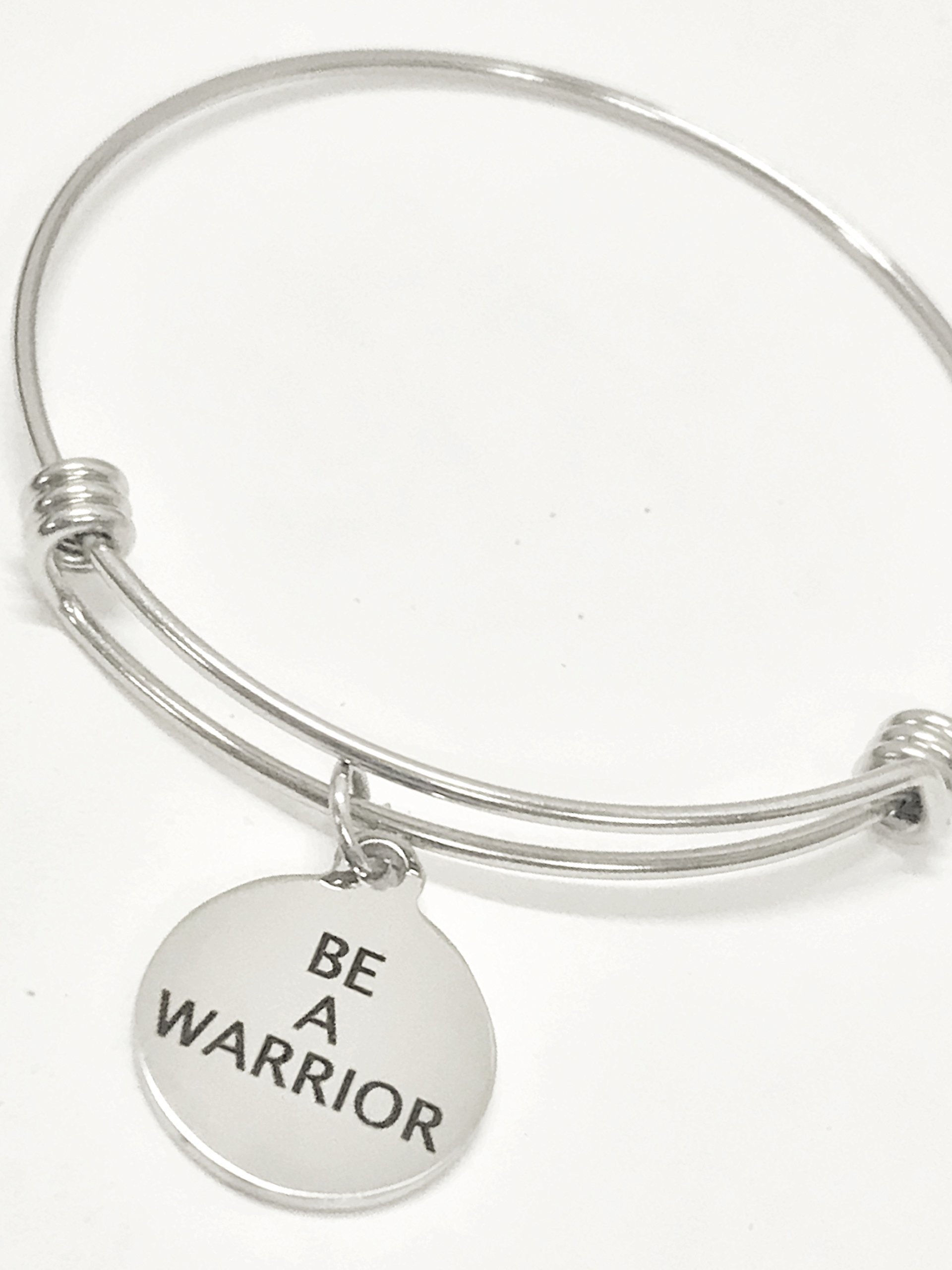 Motivational Warrior Bracelet for Women - Inspirational Jewelry Gift for Daughter, Success Quote Bracelet - Perfect for Daily Wear, Gifts & Empowerment