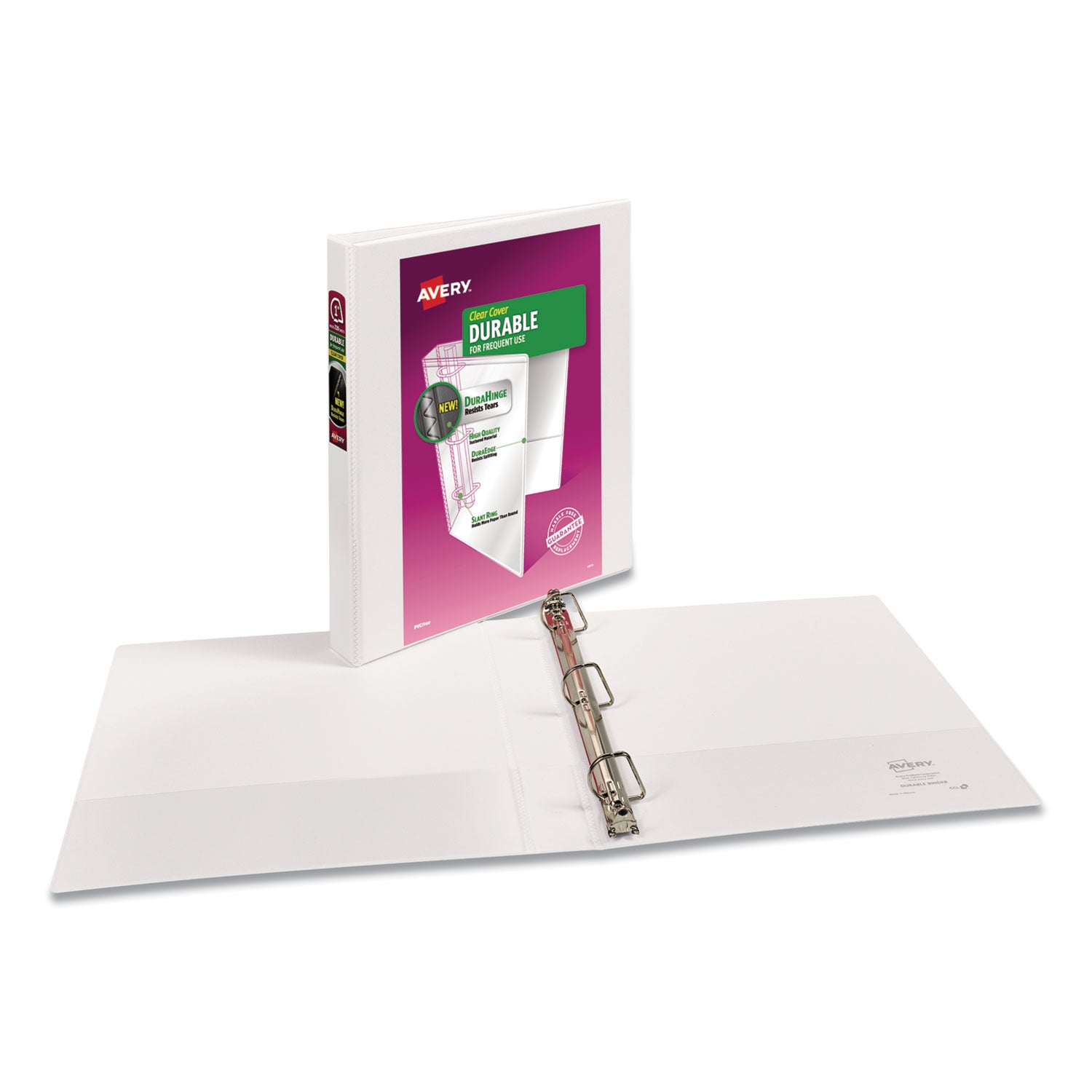 Avery® Durable 3-Ring Binder with Durahinge Technology, 1