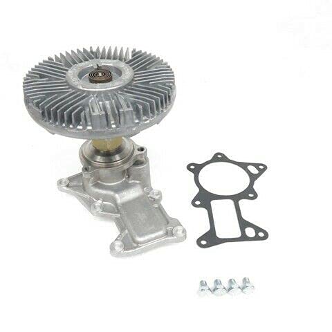 Engine Water Pump with Fan Clutch Replacement for 2007-2011 Jeep Wrangler JK - High Performance Cooling System Part for Off-Road & Daily Driving