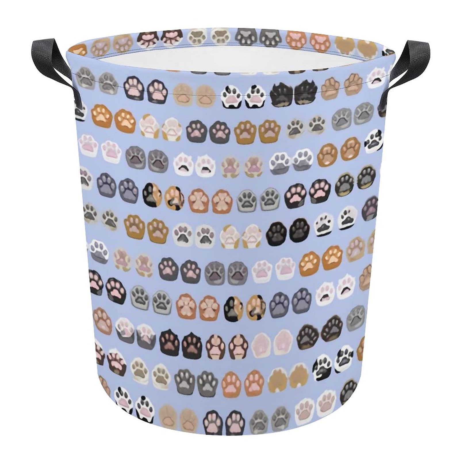 Collapsible Cat Paws Storage Basket - Foldable Toy Organizer Bin for Laundry, Closet, Nursery & Kids Bedroom - Perfect for Home Organization & Pet Lover Gifts