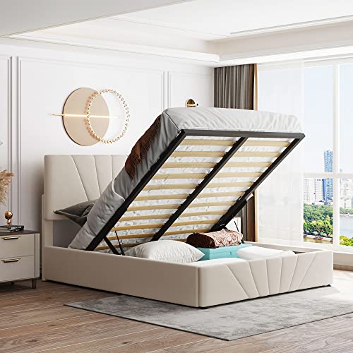 Beige & Lifting Storage