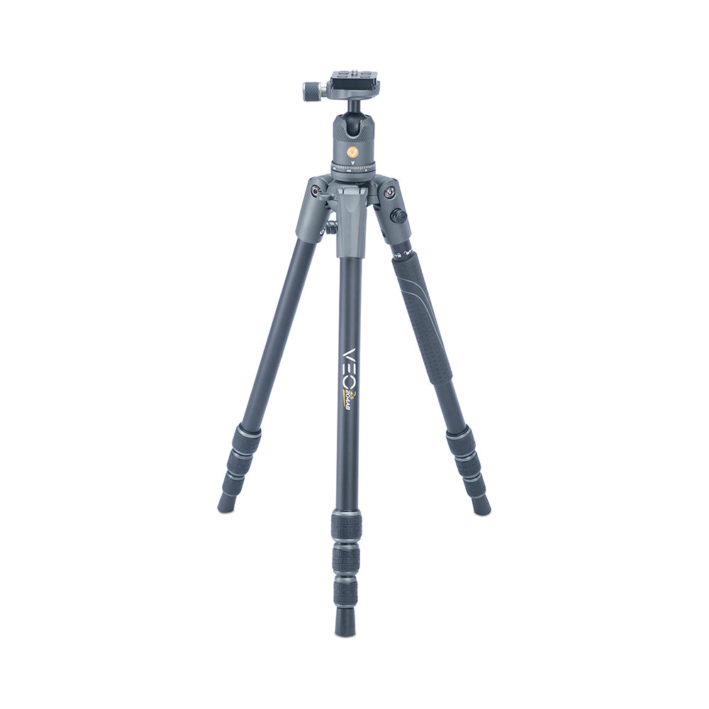 Lightweight VEO 2S 204AB Aluminum Travel Tripod & Monopod with 360° Ball Head - Compact Portable Camera Stand for Photography, Vlogging & Outdoor Adventures
