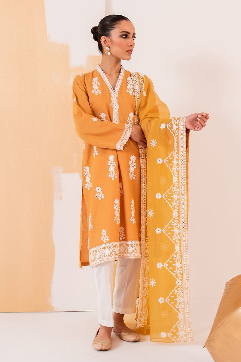HAZEL WOOD 2-Piece Set (Shirt & Dupatta) - Stylish Ethnic Outfit for Women | Perfect for Festivals, Weddings & Special Occasions