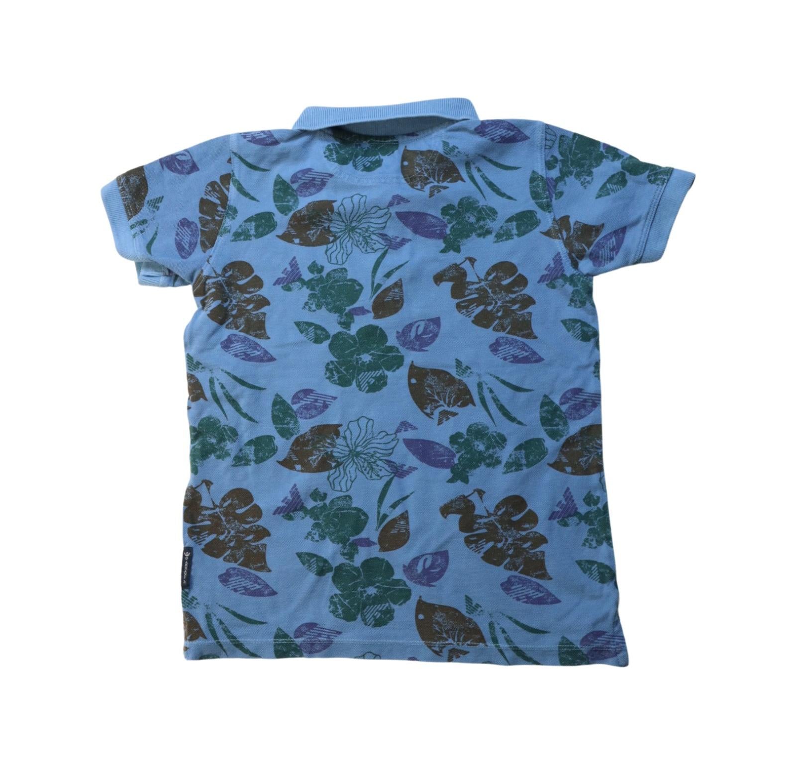 Armani Short Sleeve Polo Shirt for Boys Size 6T - Classic Cotton Casual Top for School, Playdates & Summer Outfits