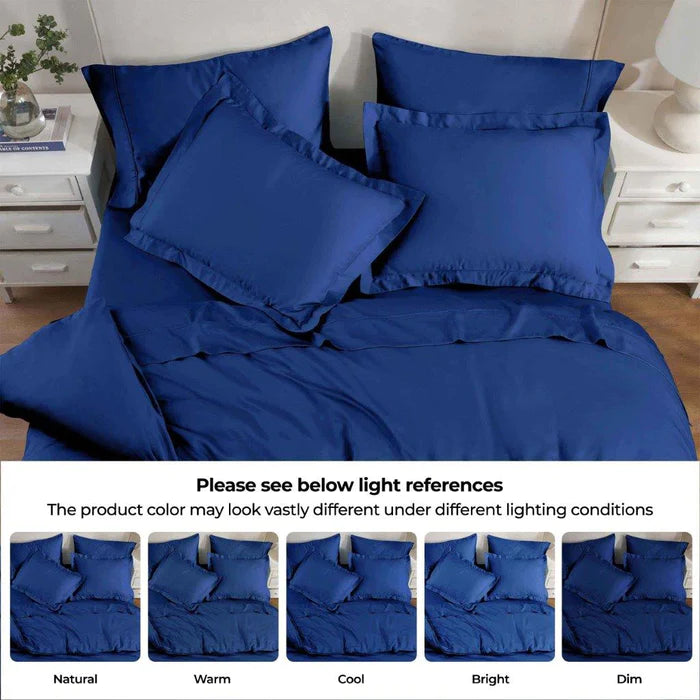 Premium 300 Thread Count Modal Duvet Cover Set - Soft & Breathable Beechwood Fabric - Perfect for Bedroom, Hotel, and Guest Room Comfort