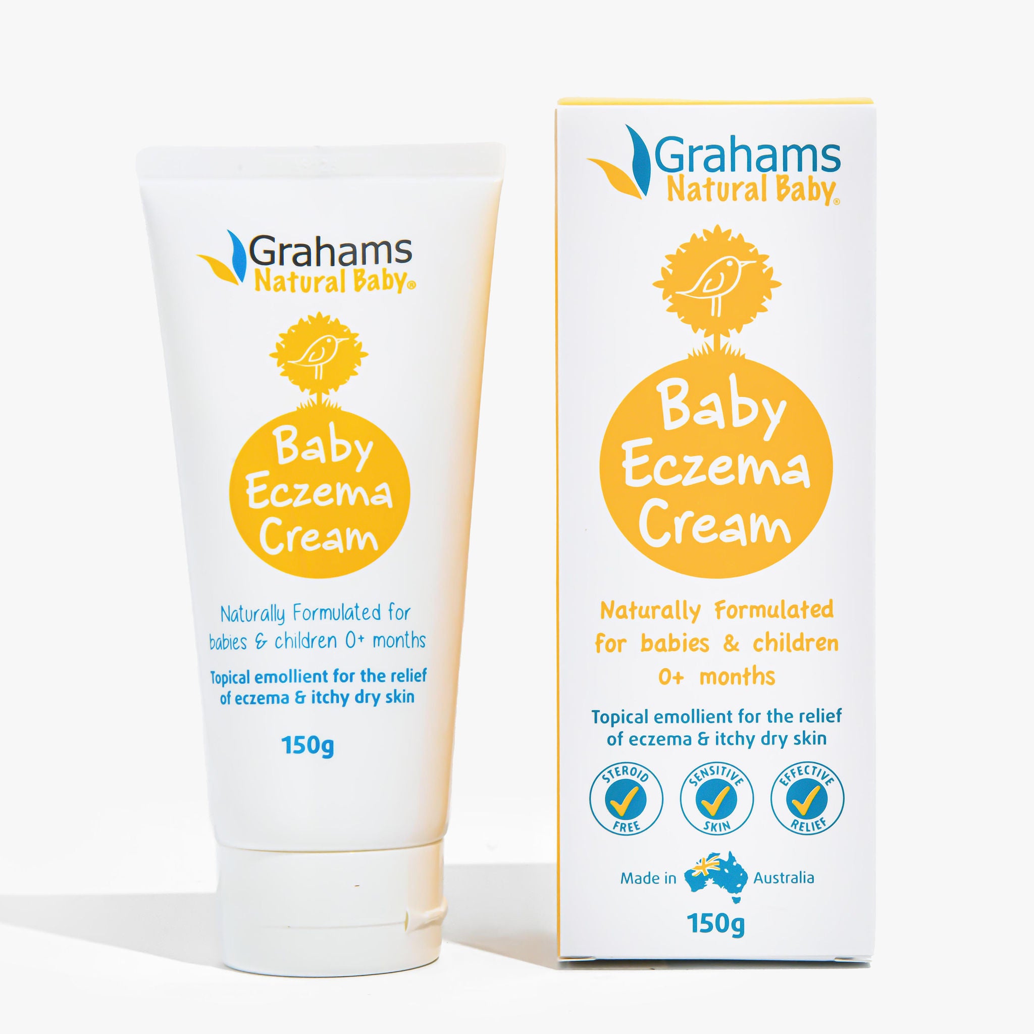Organic Baby Eczema Cream for Sensitive Skin - Fragrance-Free & Hypoallergenic Moisturizer for Newborns & Toddlers - Soothes Dry, Itchy Skin - Perfect for Daily Care & Nighttime Relief