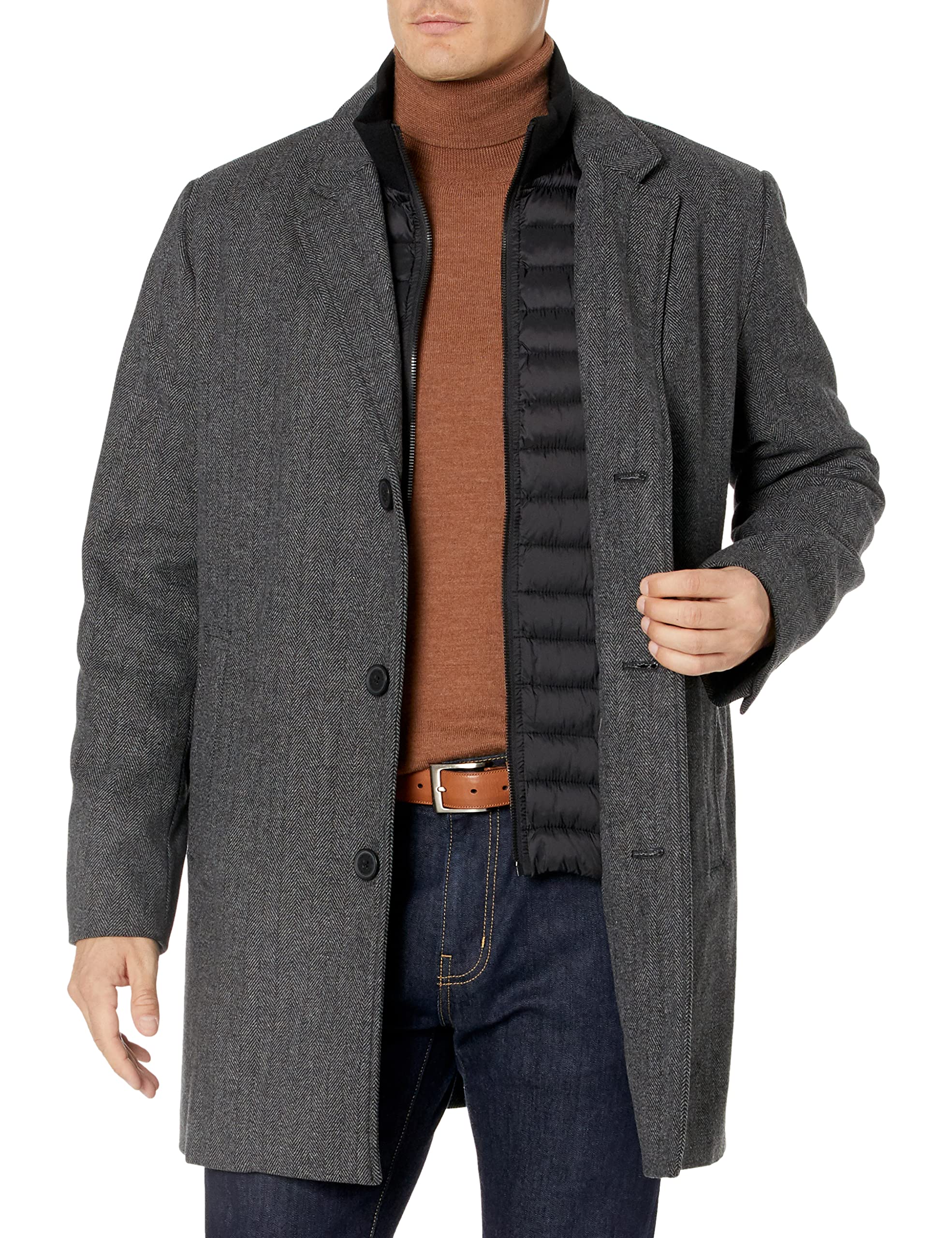 Dockers Men's Henry Wool Blend Top Coat - Classic Winter Overcoat for Business & Casual Wear (Regular, Big & Tall Sizes) | Perfect for Office, Weddings & Formal Events