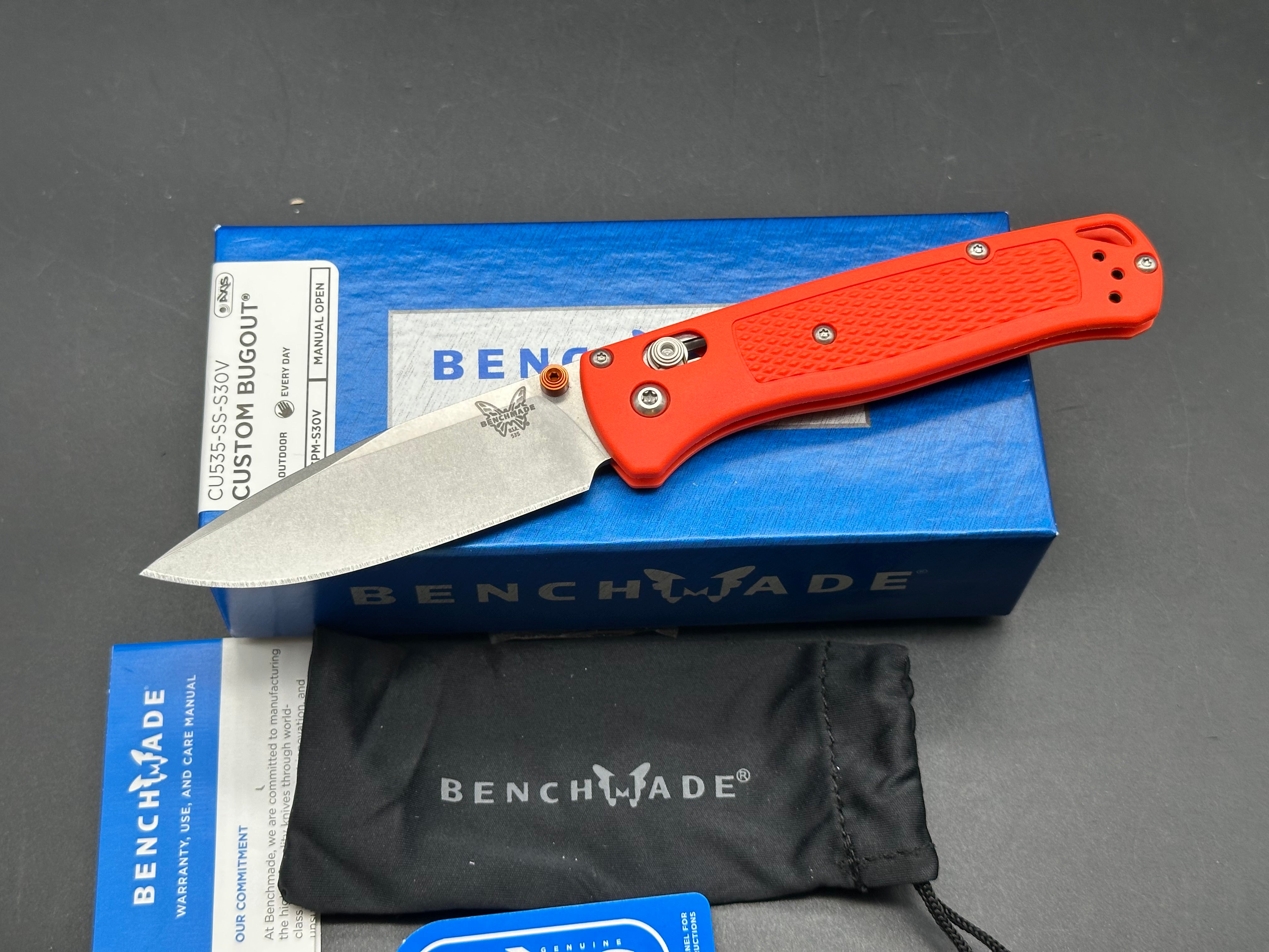 Benchmade Bugout Custom Knife - New 3.24