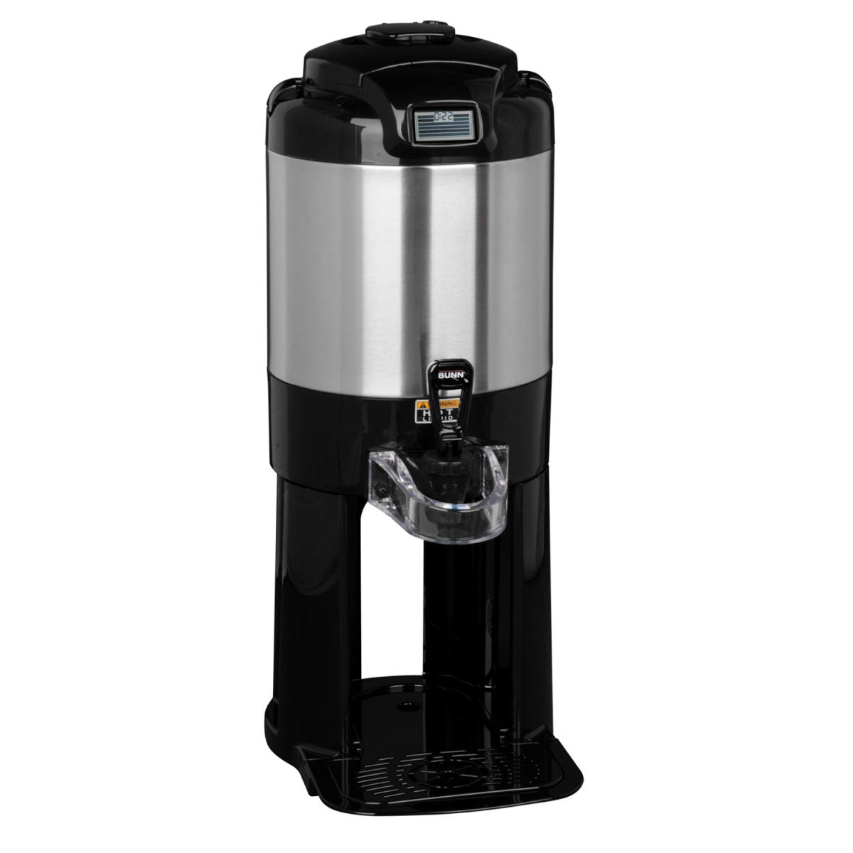 BUNN Dual BrewWISE ThermoFresh DBC 120/240V Commercial Coffee Brewer with Funnel Locks - Perfect for Offices, Restaurants & Cafes