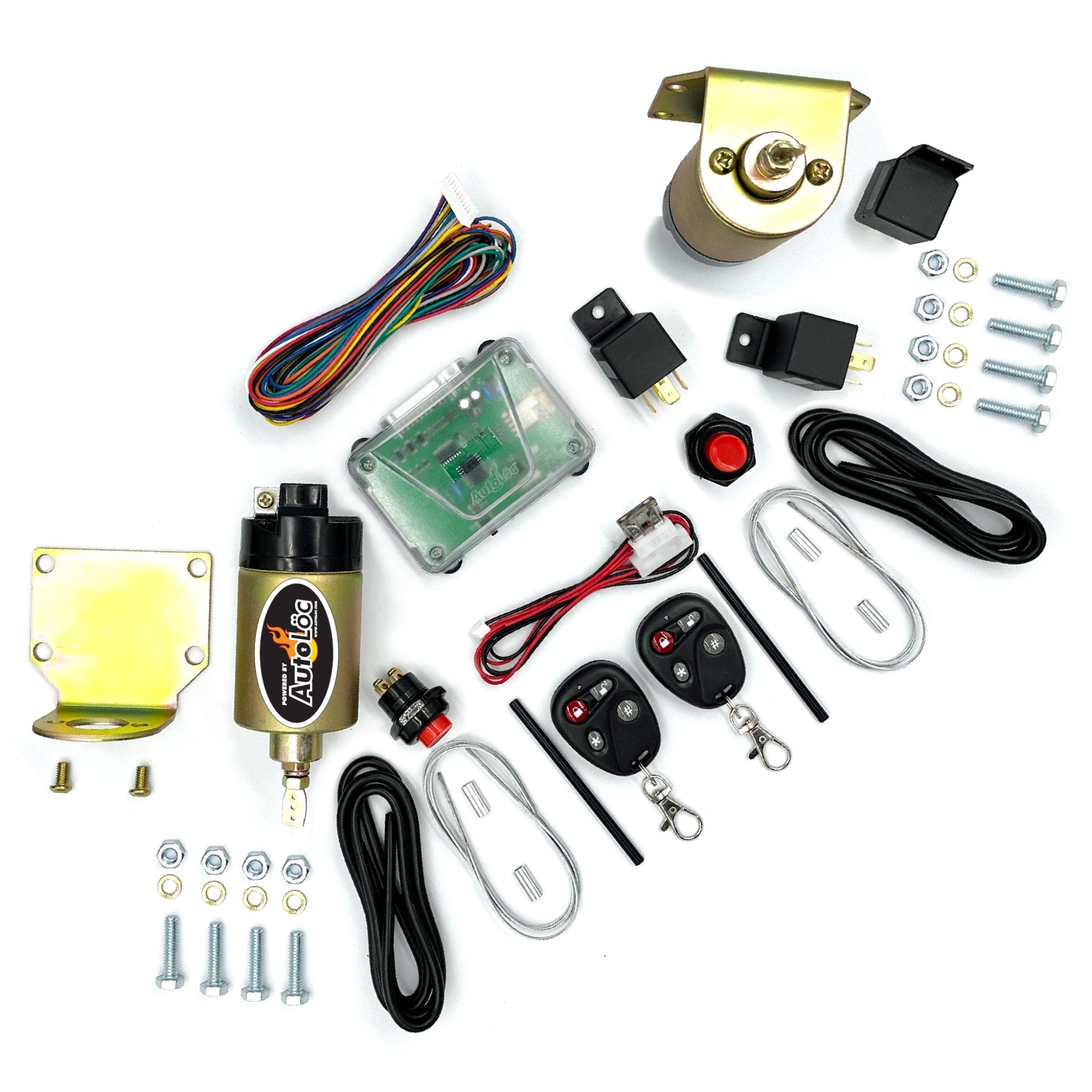 1901-1907 Oldsmobile Model F 50lb Remote Shaved Door Popper Kit with Keyless Entry Handle - Universal Car Door Popping System for Classic Car Restoration & Custom Builds