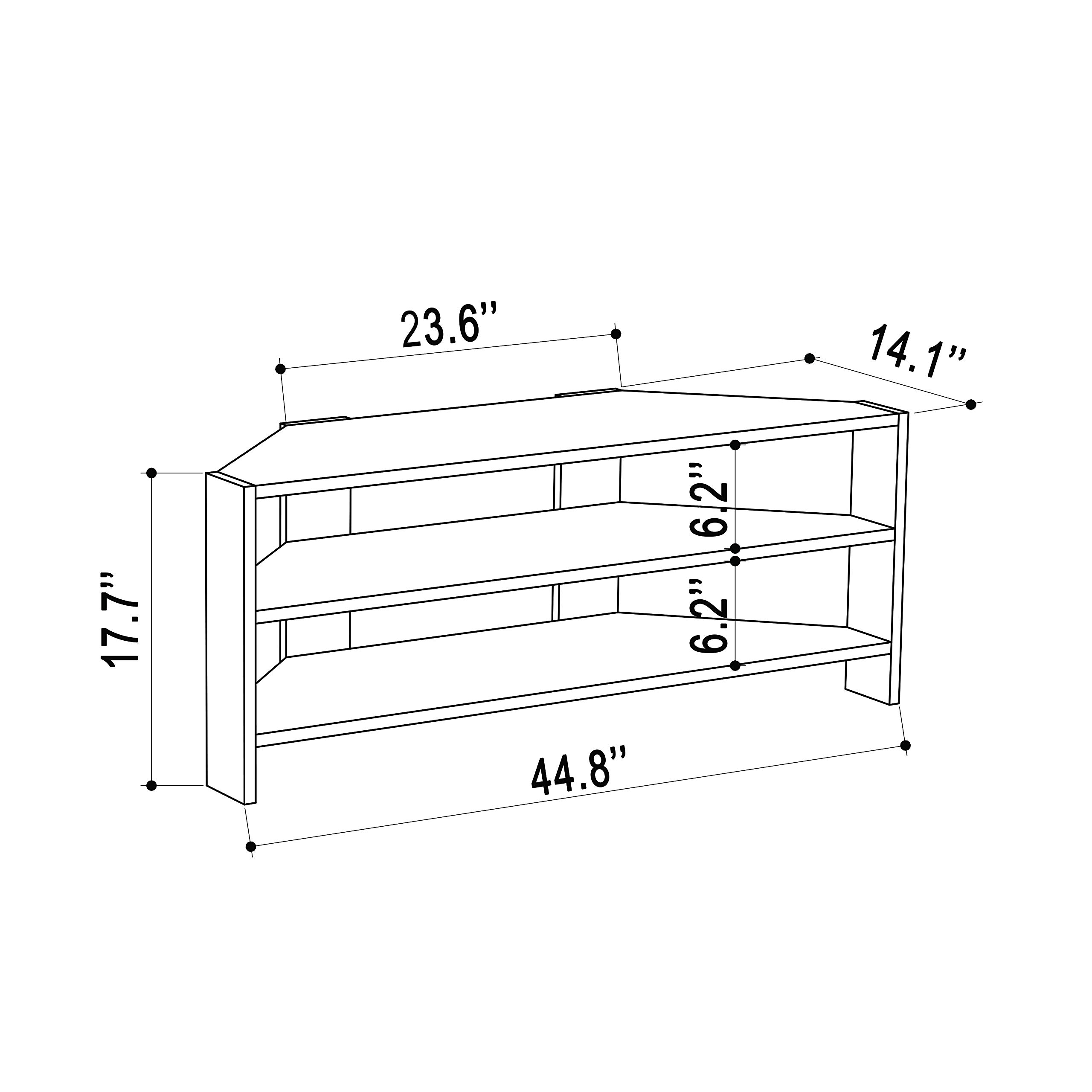 Ada Modern TV Stand with Storage - 44.88