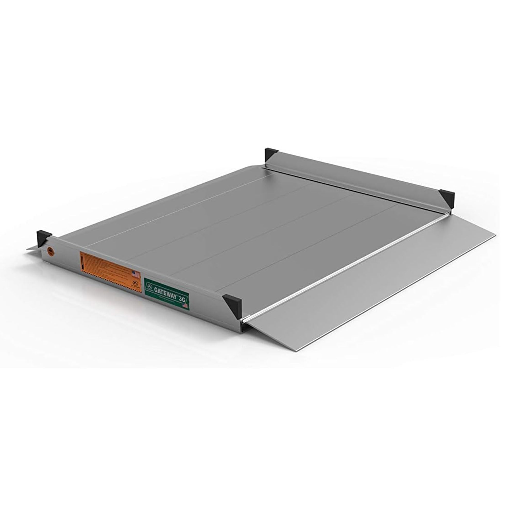 EZ-ACCESS GATEWAY 3G 3ft Aluminum Portable Wheelchair Ramp - Lightweight Mobility Ramp with Textured Non-Slip Surface & Self-Adjusting Transition Plates - Ideal for Home Entry, Vehicles & ADA Accessibility