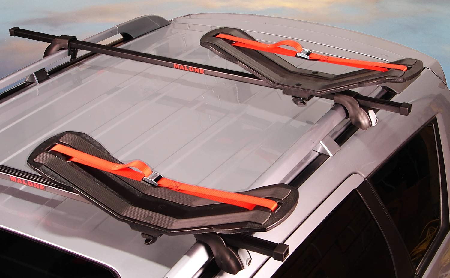 Malone Seawing 2-Pack Universal Car Rack with Speelines - Heavy Duty Kayak & Canoe Carrier for SUVs, Trucks & Crossovers - Perfect for Road Trips & Water Adventures