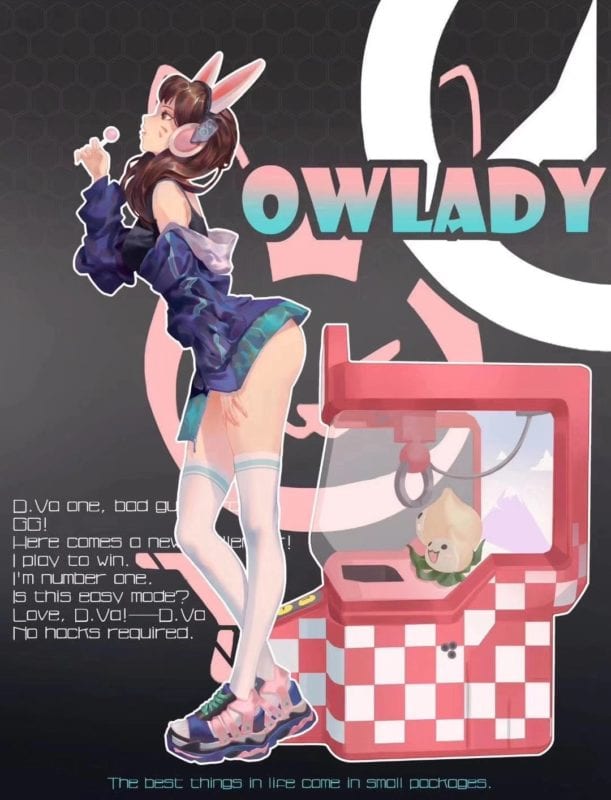 Custom Overwatch D.Va Themed Gaming Accessories - Perfect for Cosplay, Gamer Gifts & Esports Enthusiasts