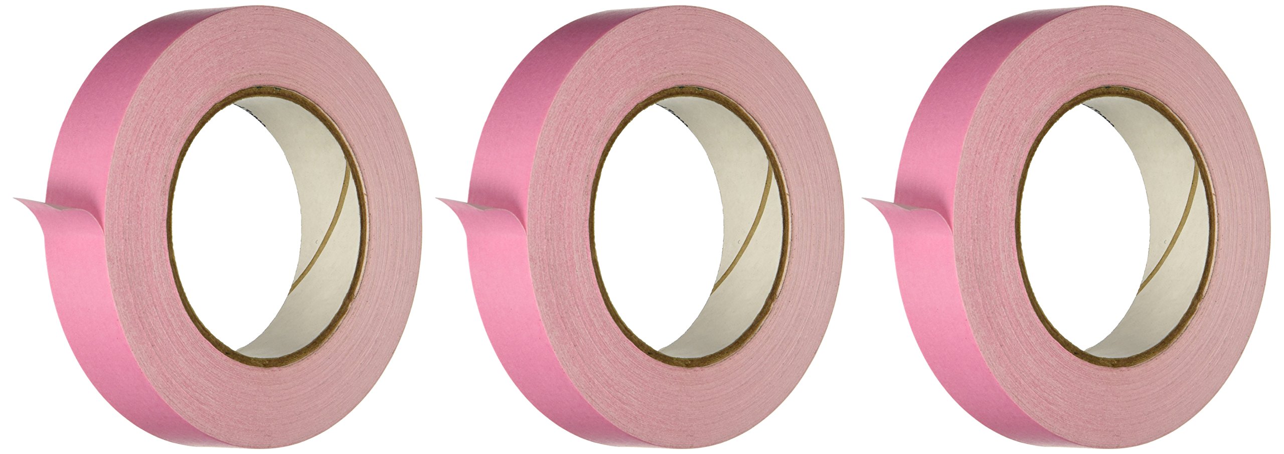 Nev's Ink TC-100-Rose Label Tape - 1 Inch Wide, 2160 Inch Long, Rose Color (3 Pack) | Perfect for Organizing, Crafting & Office Labeling