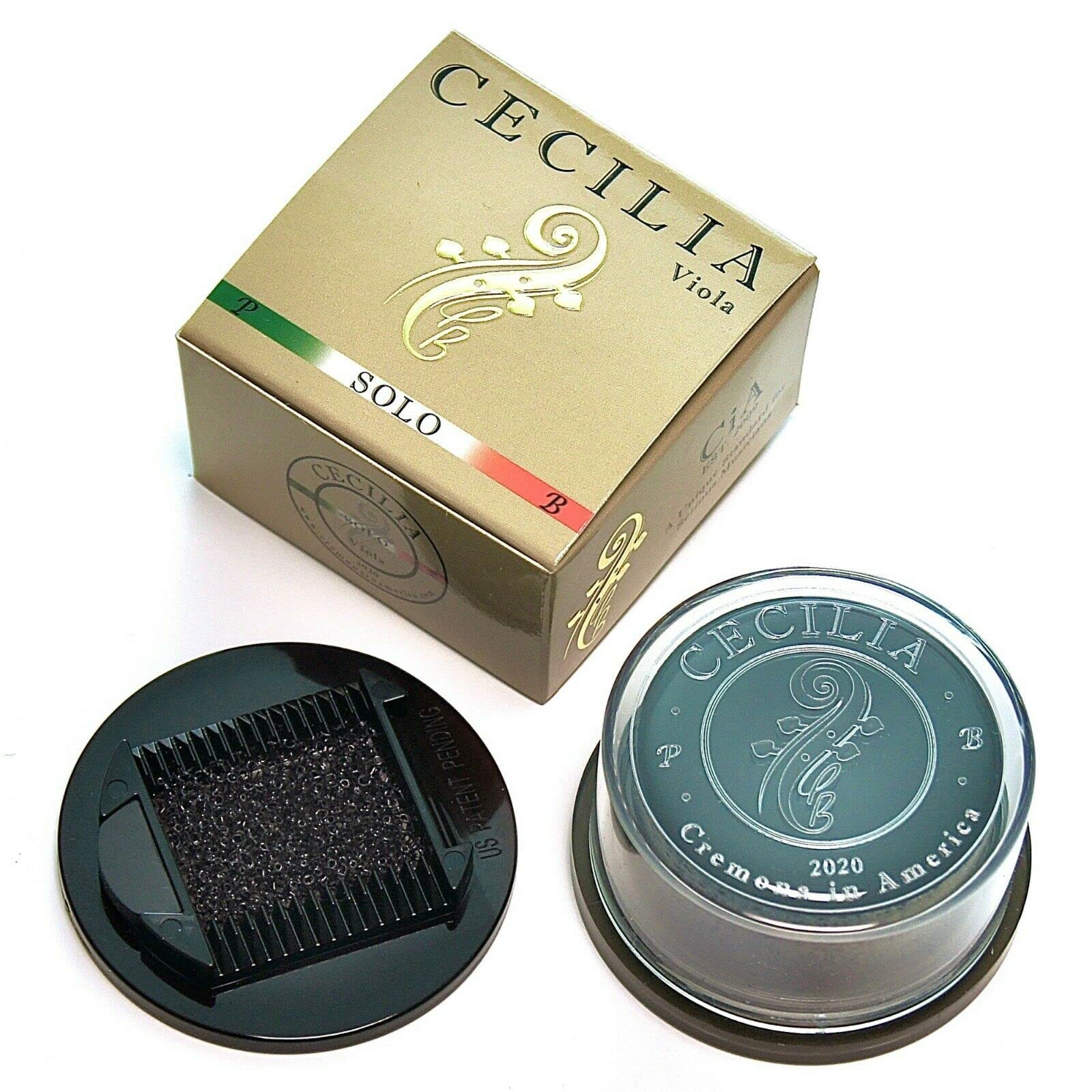 Premium Cecilia Andrea Viola Rosin for Solo Paganini Performances - Ideal for Professional Violinists & Viola Players - Perfect for Concerts, Practice & Studio Recordings