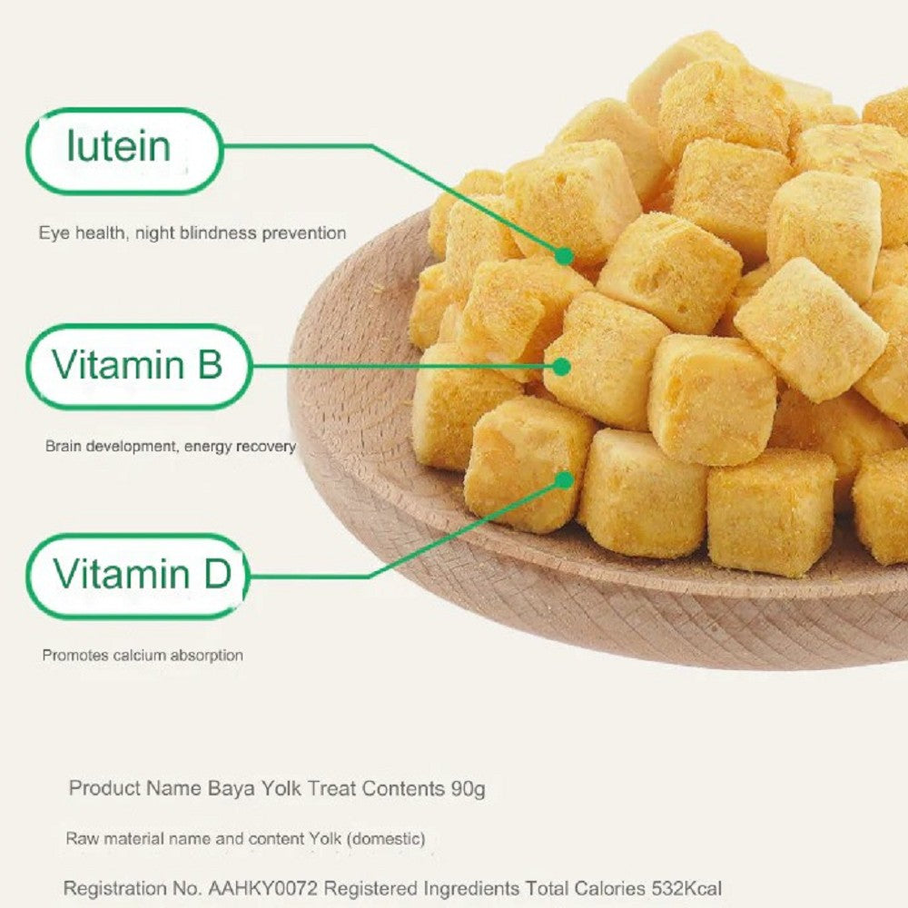Freeze Dried Egg Yolk Dog Treats - High Protein Snacks for Training & Rewards - All Natural Dog Food Topper for Picky Eaters - Perfect for Small, Medium & Large Breeds