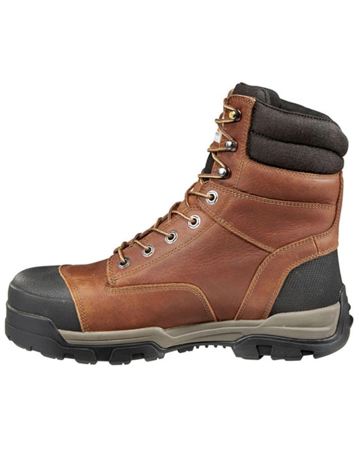 Carhartt Men's 8-Inch Energy Waterproof Composite Toe Work Boot CME8355 - Durable Safety Shoes for Construction, Warehouse & Industrial Work