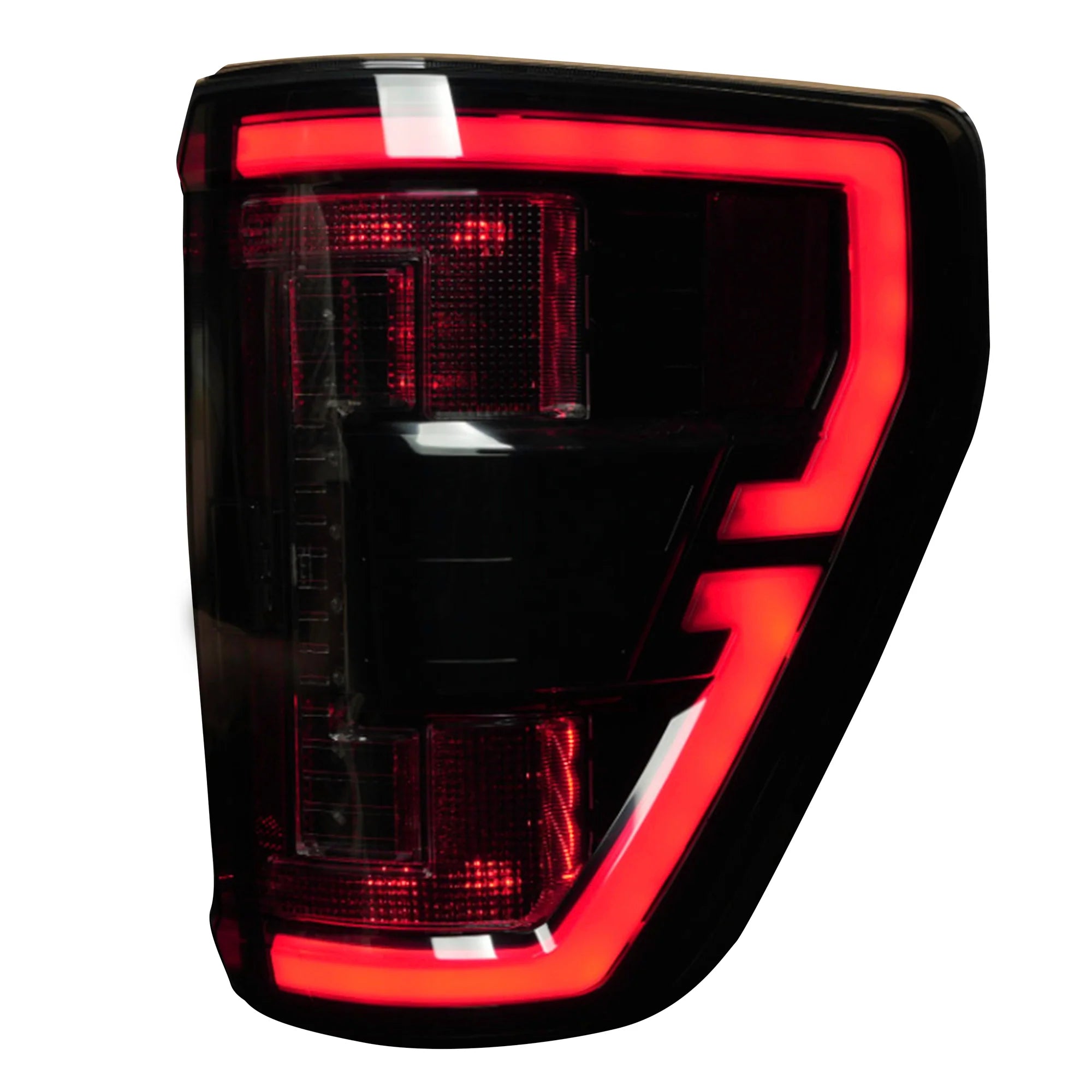 Ford F150 & Raptor 2021-2023 LED Tail Lights with BLIS | Smoked Lens OLED Replacement for OEM Factory Lights | Upgrade for Off-Road & Night Driving
