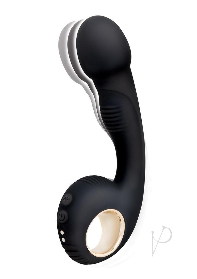 Bodywand G Play Rechargeable Dual Motor Silicone Vibrator with Clitoral Stimulator - Ergonomic Design for Women's Pleasure | Perfect for Solo Play & Couples Use