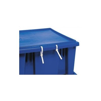 Stackable & Nestable Storage Tote Lids for Sterilite 225/230 Containers - Set of 3 Blue Lids - Perfect for Home Organization, Garage Storage & Office Supplies