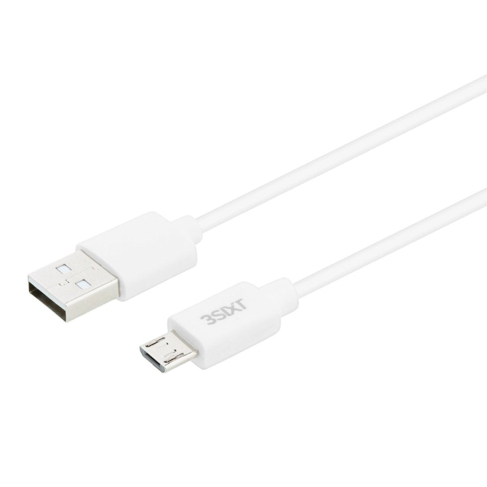 3sixT Fast Wall Charger with 5.4A Output & 1m Micro USB Cable - Quick Charge for Smartphones, Tablets, Power Banks - Perfect for Home, Office, Travel Charging Needs