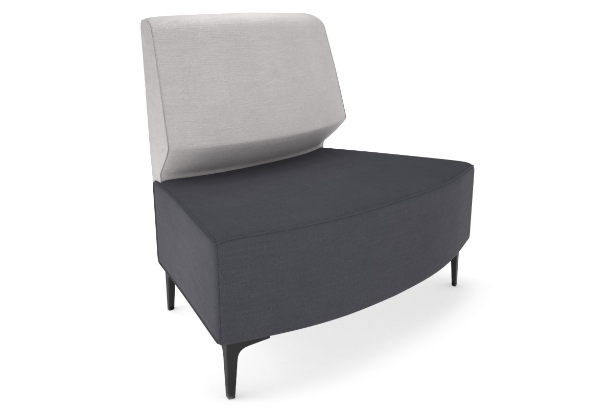 Mondo Round Small Back Lounge Chair - Modern Accent Seating for Living Room, Bedroom, or Office - Perfect for Relaxing and Reading