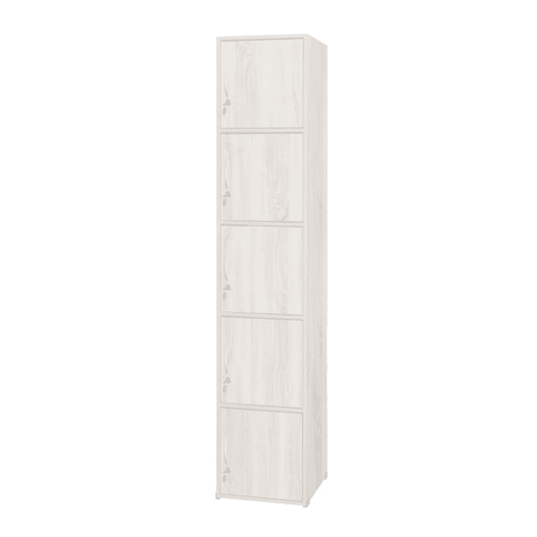 5-Tier Koen Storage Cabinet - Organizer for Home, Office, Bathroom & Garage - Durable Shelving Unit with Adjustable Shelves for Maximum Storage Space