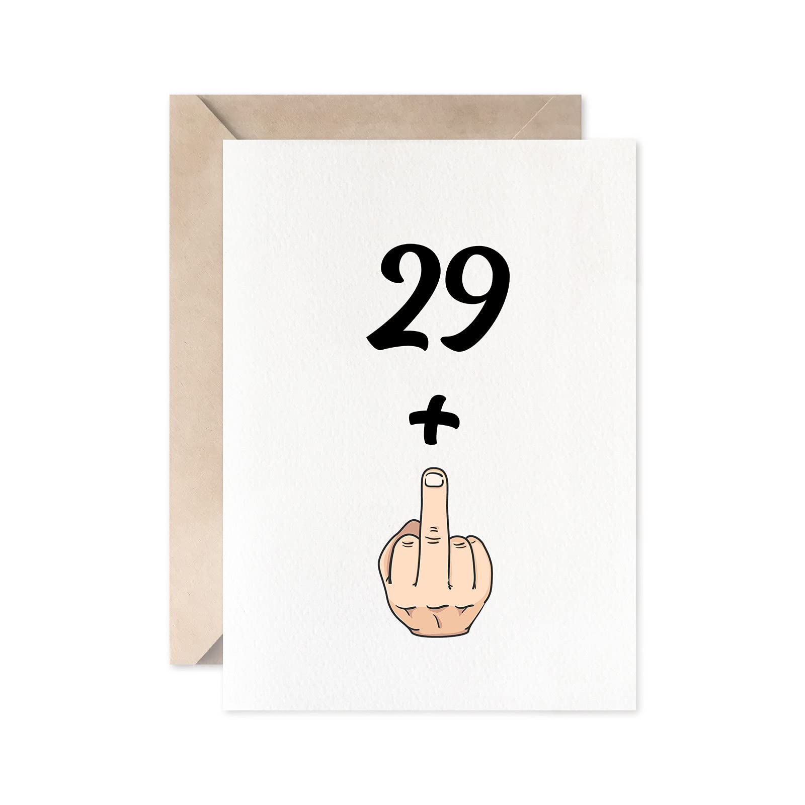 Funny 30th Birthday Card for Women & Men - Hilarious 29+1 Joke Card - Perfect 30 Years Old Birthday Gift Idea for Parties & Celebrations