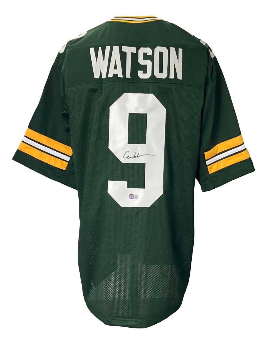 Christian Watson Green Bay Packers Signed Authentic NFL Football Jersey - Perfect for Collectors, Fans & Game Day Outfits