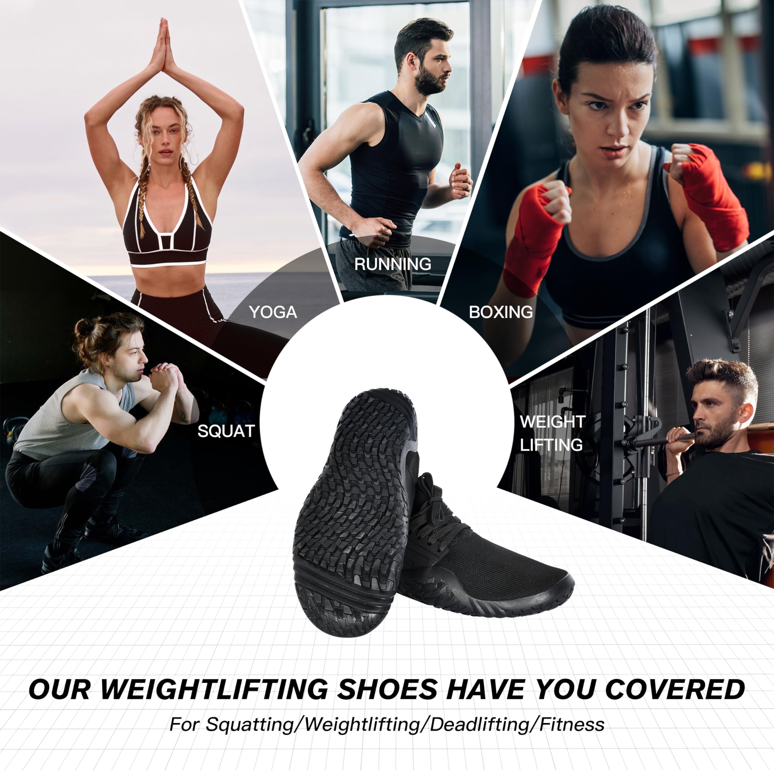 **Men's & Women's Barefoot Weightlifting Shoes - Minimalist Deadlift & Workout Sneakers for CrossFit, Squat, Boxing - Non-Slip Flat Sole for Gym Training & Fitness**    *(Perfect for weightlifting, deadlifts, CrossFit workouts, gym training, and martial arts – lightweight & flexible for natural movement.)*