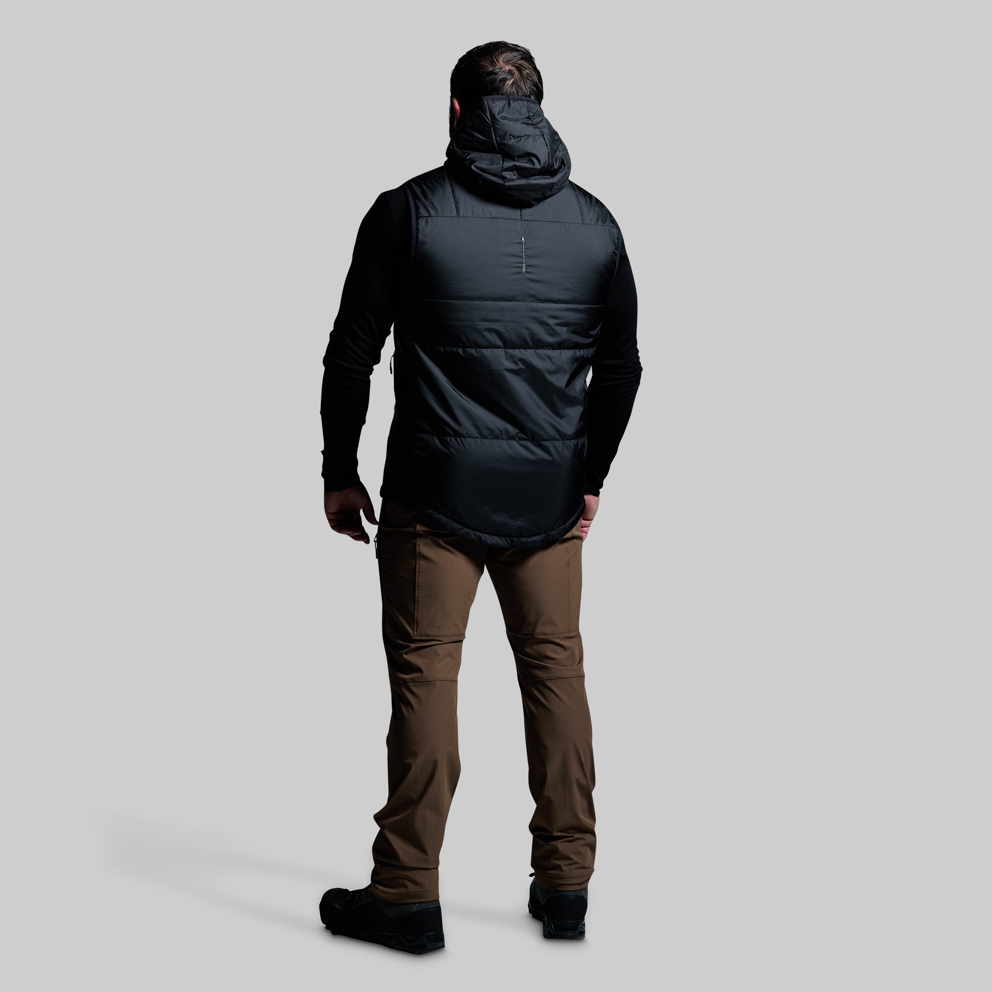 Men's Winter Tundra Vest - Lightweight Insulated Puffer Vest for Outdoor Activities (Black) - Perfect for Hiking, Camping & Cold Weather Layering