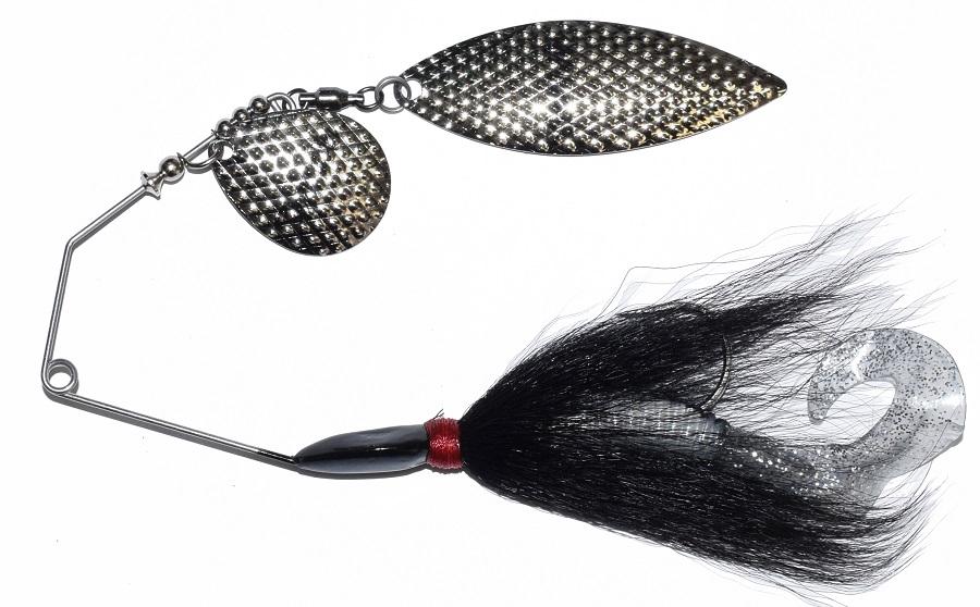 Buchertail 870 Slopmaster Tandem Spinnerbait - Premium Fishing Lure for Bass and Pike - Perfect for Freshwater and Saltwater Fishing
