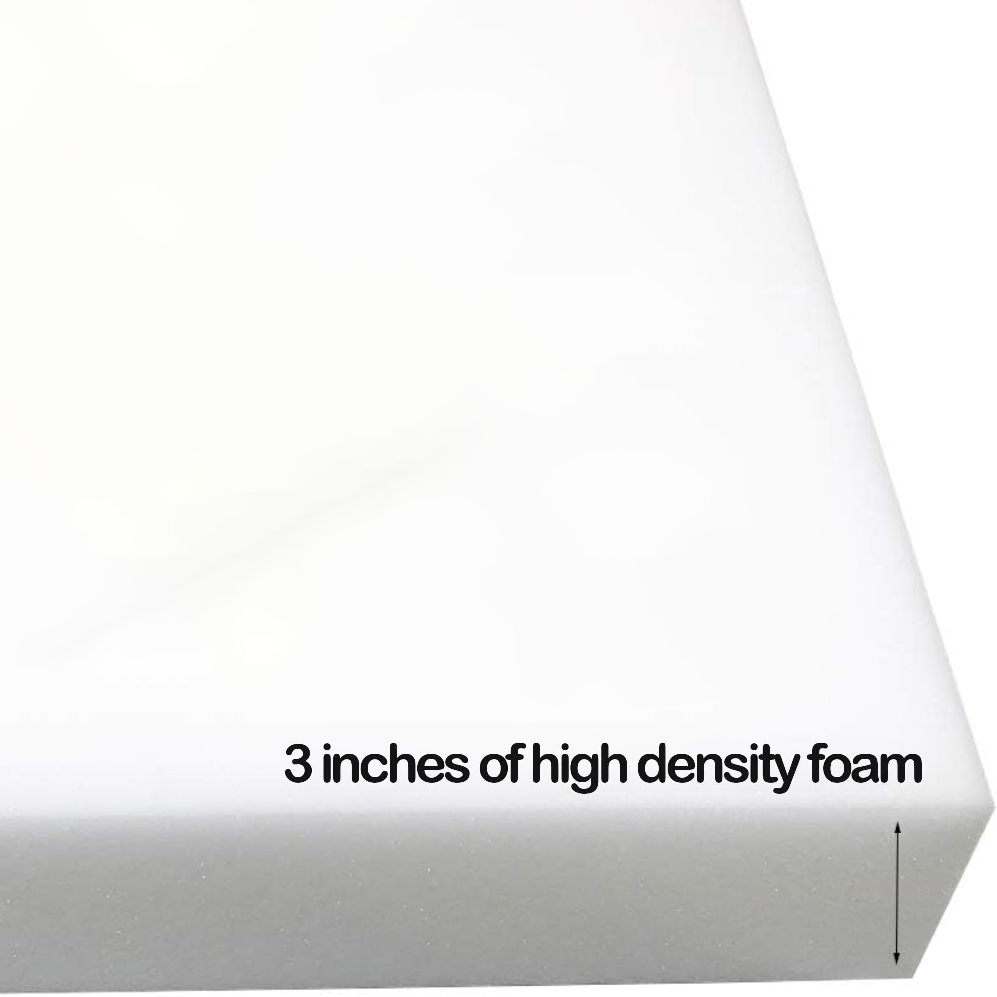 Foamma 3” x 36” x 72” High-Density Bunk Mattress Foam Replacement for Trucks, Campers & RVs - CertiPUR-US Certified, Made in USA (Cover Not Included) - Perfect for Travel Trailers, Road Trips & Outdoor Adventures