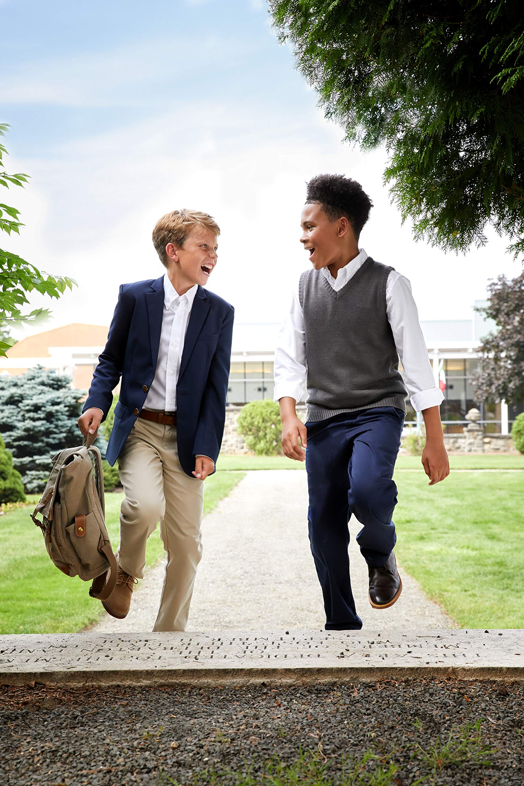 French Toast Boys Pull-on Relaxed Fit School Uniform Pants (Standard & Husky) - Comfortable Stretch Waist Uniform Trousers for School & Play - Perfect for Classroom, Playground & Everyday Wear