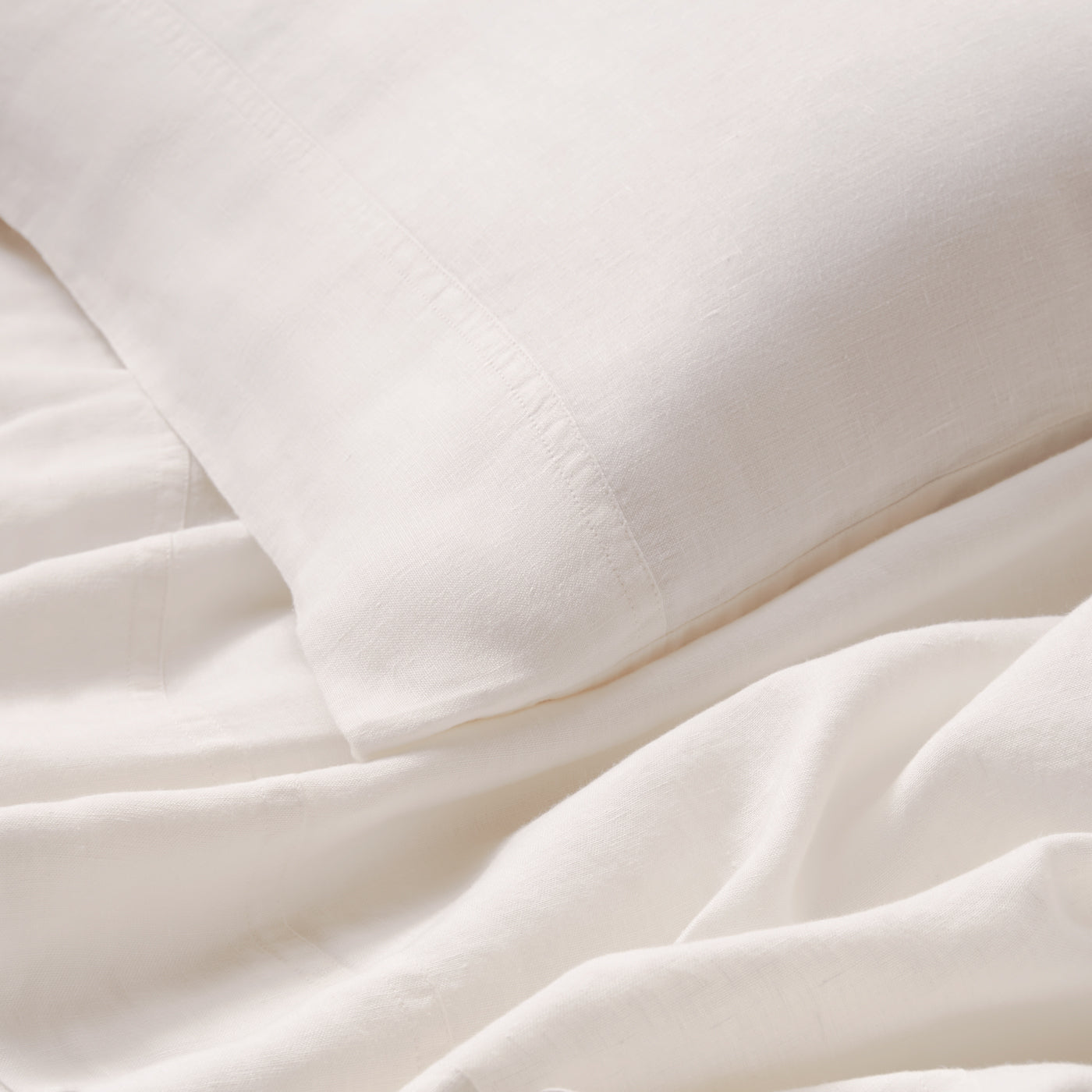 Premium 100% Linen Sheet Set - Breathable & Soft for All Seasons - Queen Size Bedding Set - Perfect for Hot Sleepers & Eco-Friendly Home Decor
