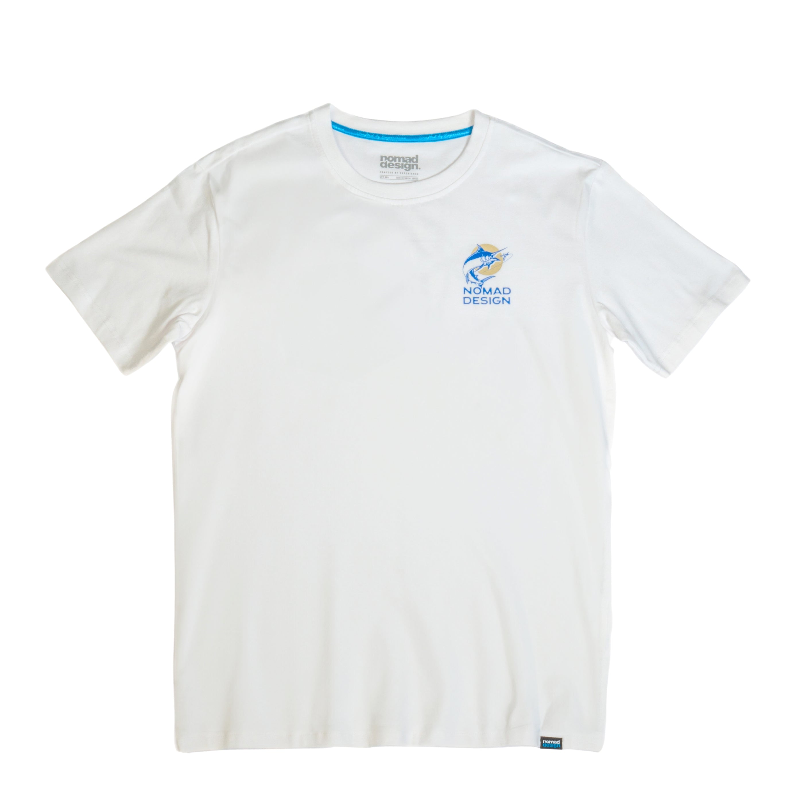 Premium Marlin Sunset Graphic T-Shirt for Men & Women - Soft Cotton Casual Tee for Beach, Summer, and Outdoor Activities