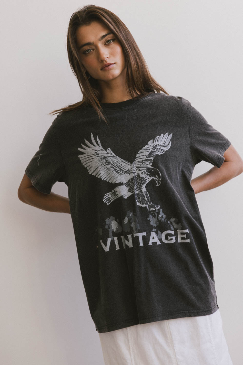 Vintage Graphic Tee - Mid Flight Design | Retro Style Cotton T-Shirt for Men & Women | Perfect for Casual Wear, Street Style & Travel Outfits