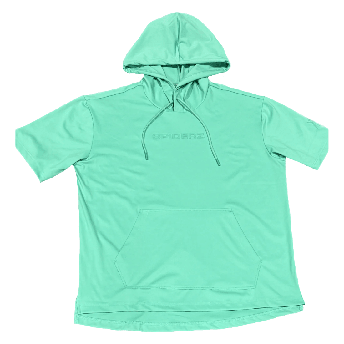 Spiderz Men's Workout Hoodie - Lightweight Short Sleeve Gym Hooded Shirt for Running, Training & Outdoor Activities