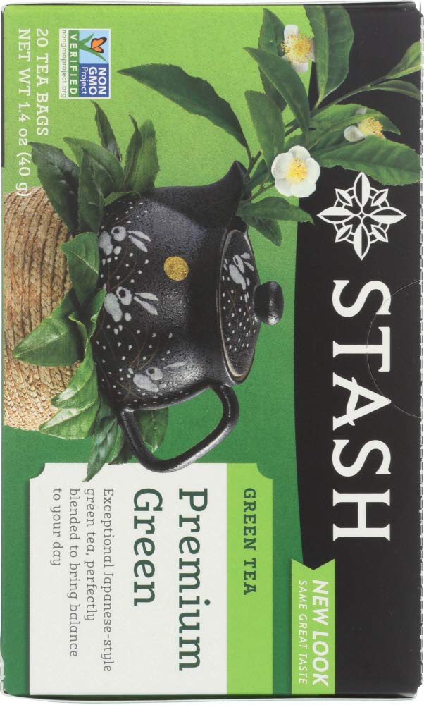 Organic Premium Green Tea Bags - 20 Count | Antioxidant-Rich Loose Leaf Tea for Weight Loss & Detox | Perfect for Morning Energy & Relaxation
