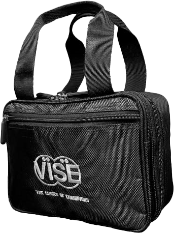 Vise XL Bowling Accessory Bag - Black | Durable Bowling Gear for Tournaments & Practice | Perfect for Bowling Balls, Shoes & Accessories Storage